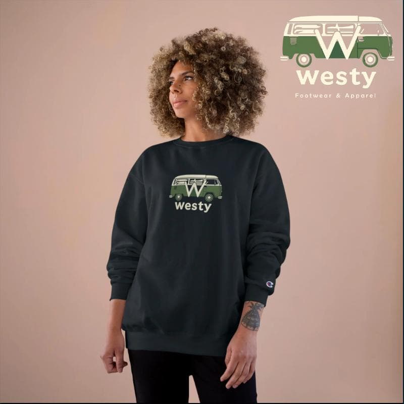 Westy Camper Van Sweatshirt - Retro Road Trip Crewneck