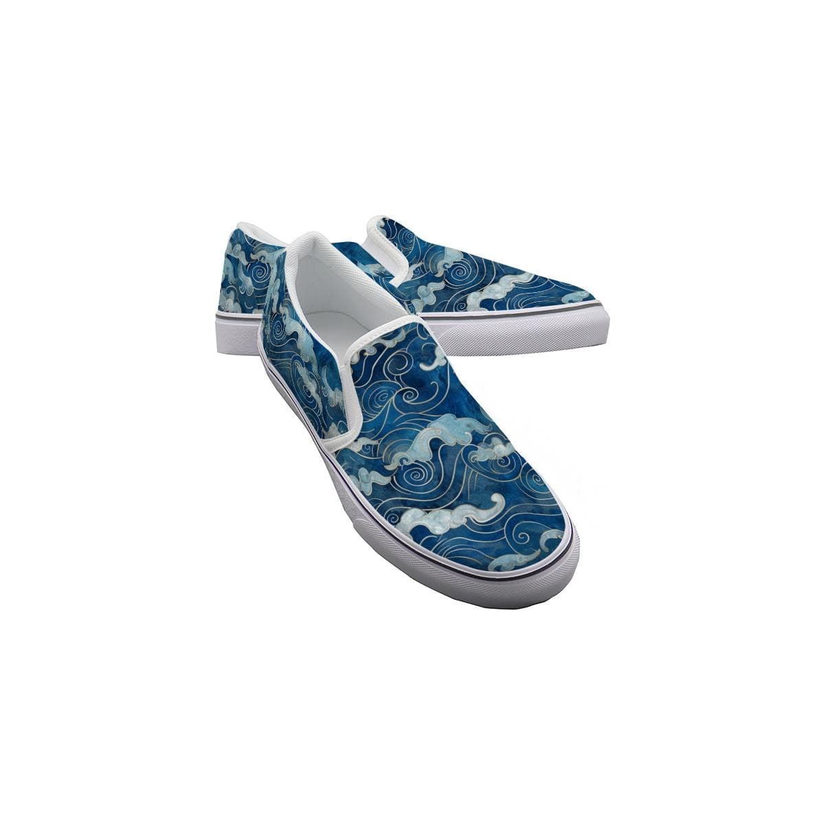 Custom Canvas Slip-On Sneakers Women | Handmade Personalized Design