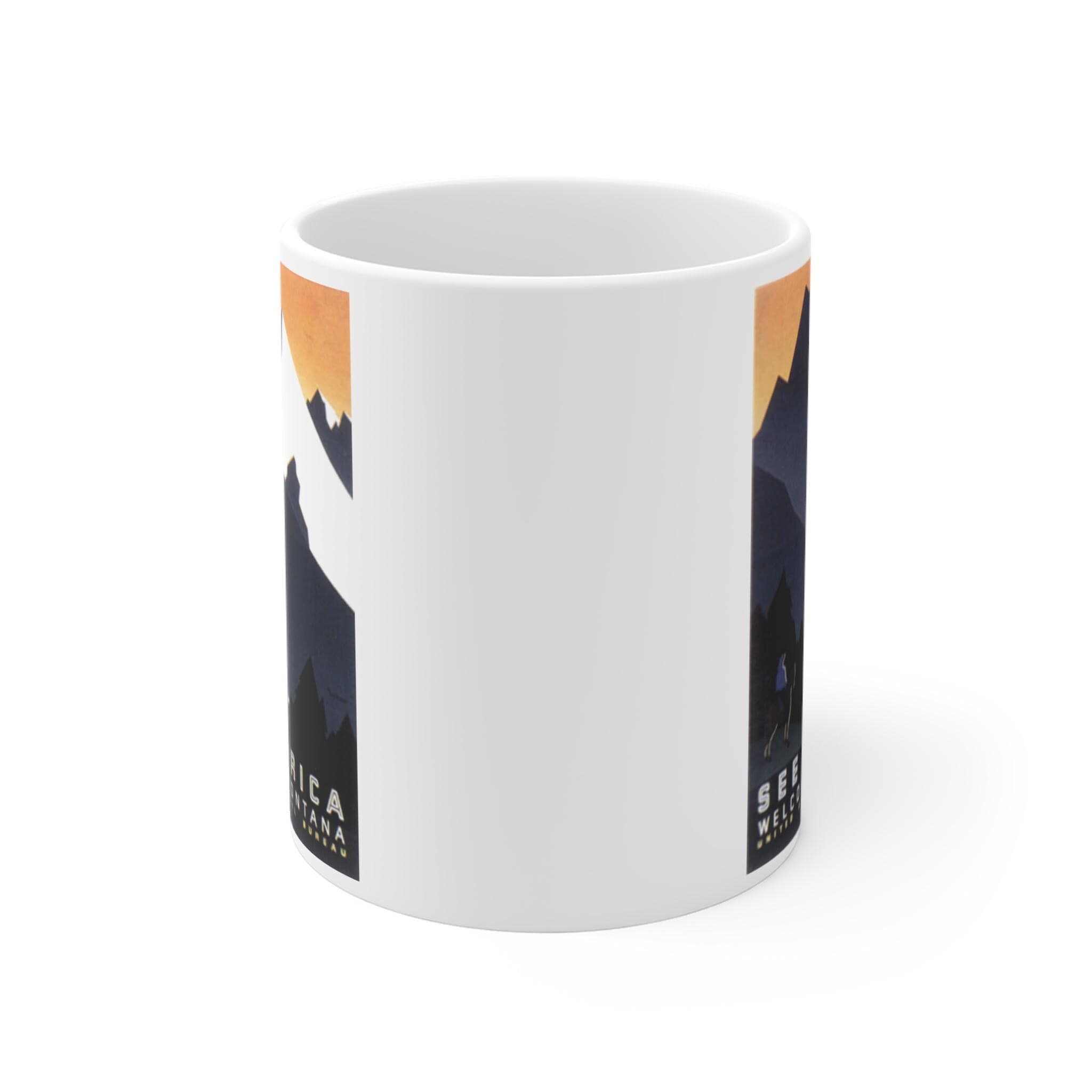 Vintage Montana Travel Mug – Retro Ceramic Coffee Cup