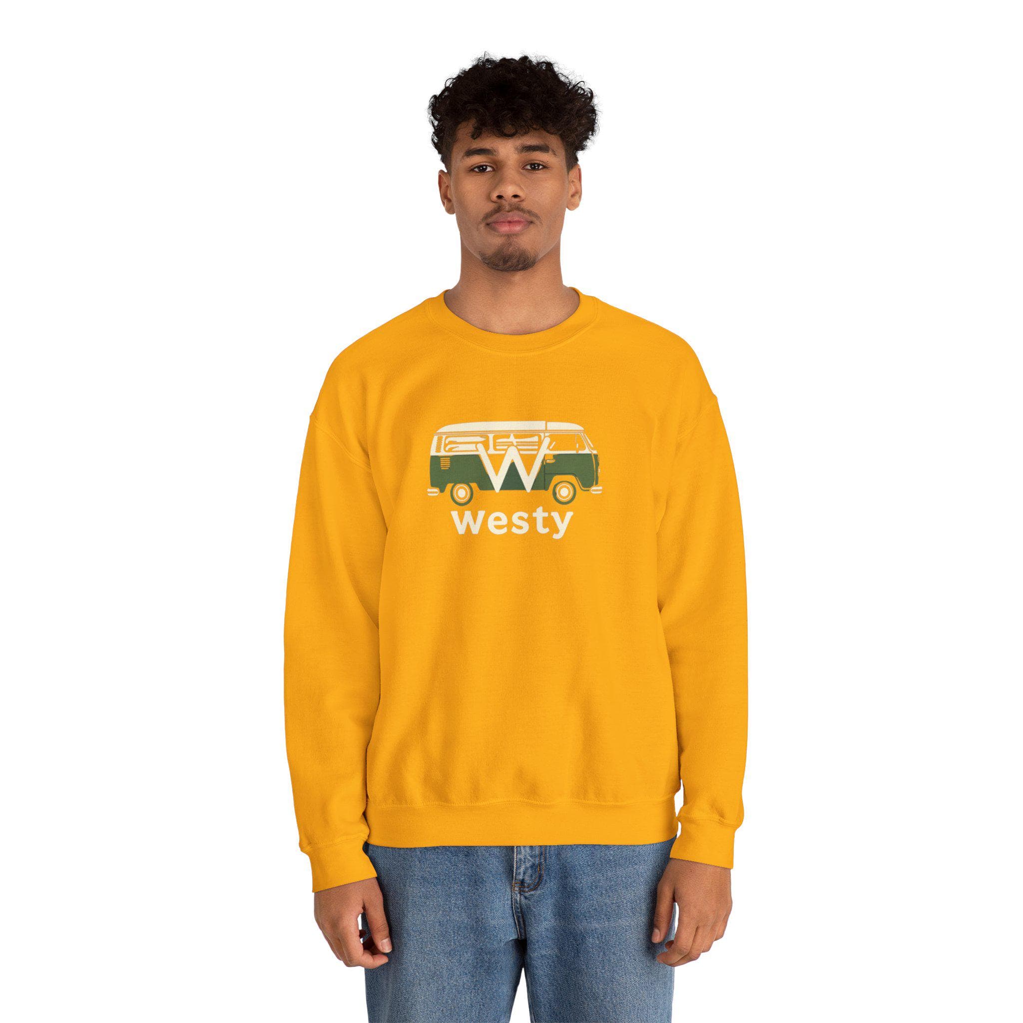 Westy Volkswagen Camper Bus Crewneck Sweatshirt Road Trip