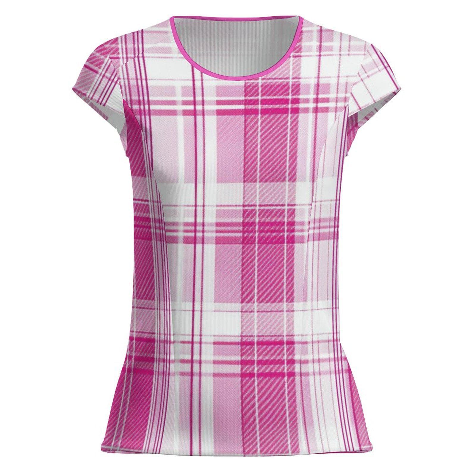 Women's Ice Silk Half-Sleeve T-Shirt UV Protection 50+ All-Over Print