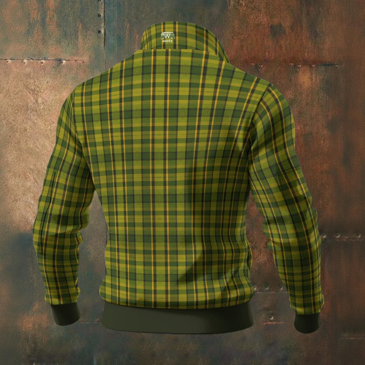 Westy Green Plaid Fleece Jacket | Cozy Sherpa Lined Zip-Up | Road Trip Apparel