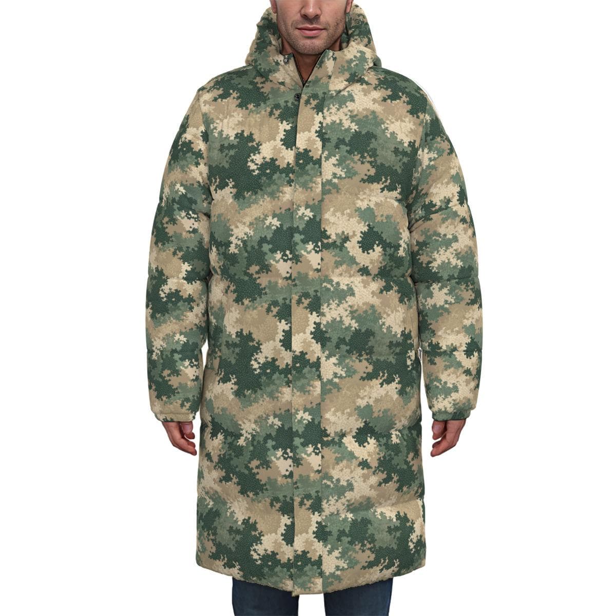Everyday Kamo Men's Down Puffer Jacket - Urban Winter Coat
