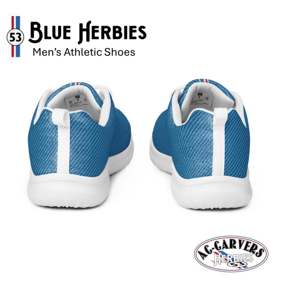 Blue Herbie Athletic Running Shoes for Men | Lightweight Flyknit Sneakers