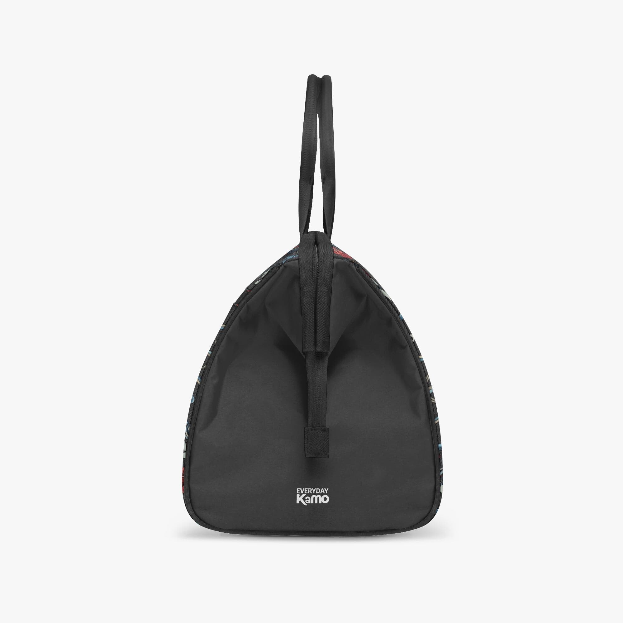 Vintage Tattoo Ship Canvas Duffel Bag | Weekend Travel & Gym Carry-On