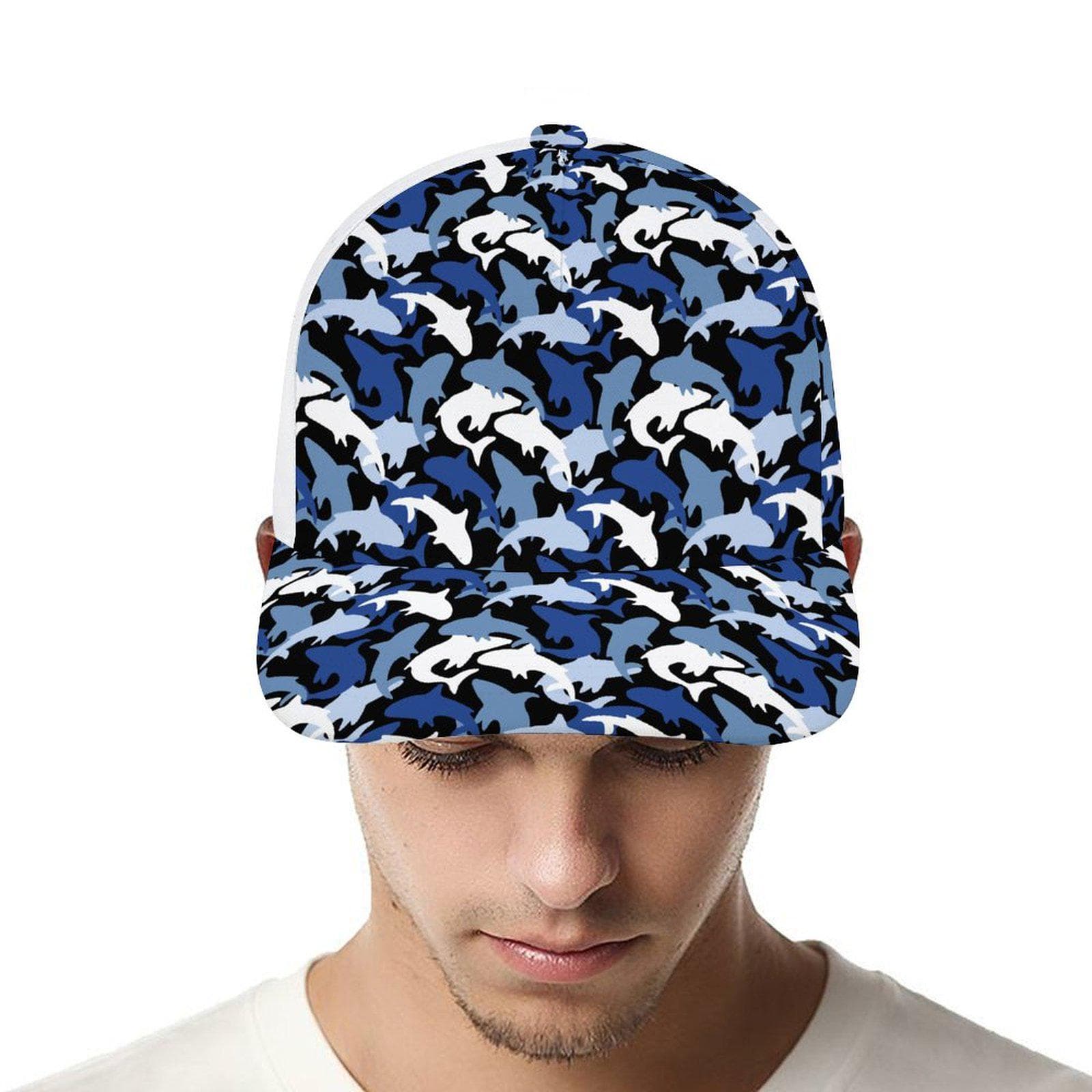 Everyday Kamo Snapback Cap Blue Camo Print