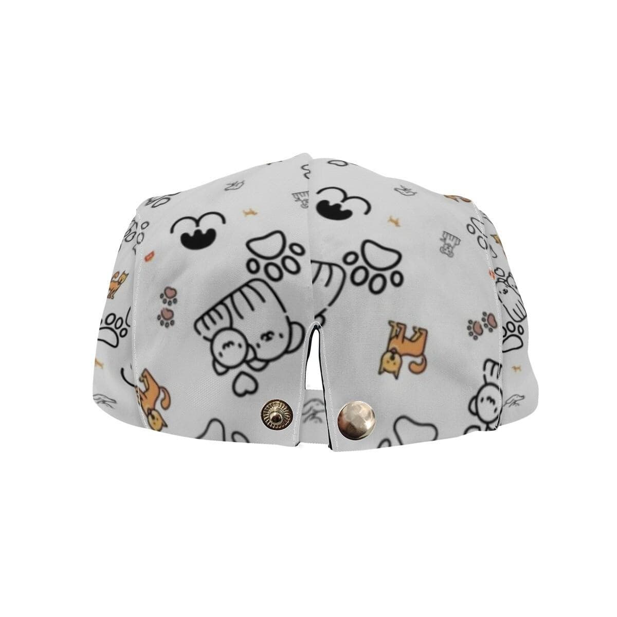 Cute Dog & Cat All-Over Print Beret Hat | Kawaii Pet Lover Fashion Accessory