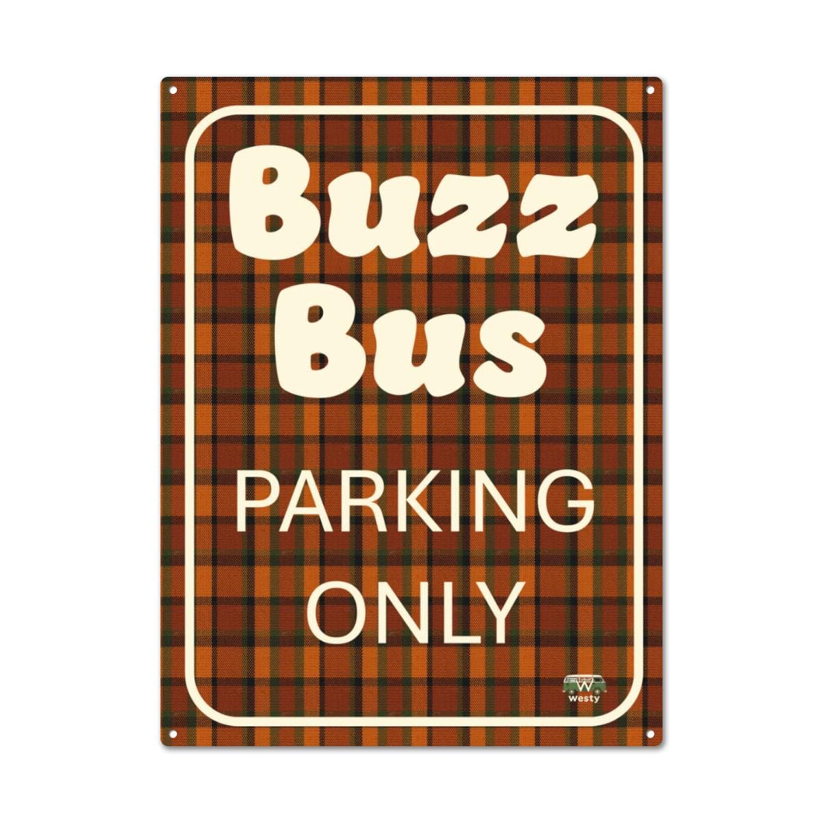 Handmade Aluminum VW ID Buzz Parking Sign - Durable Custom Metal