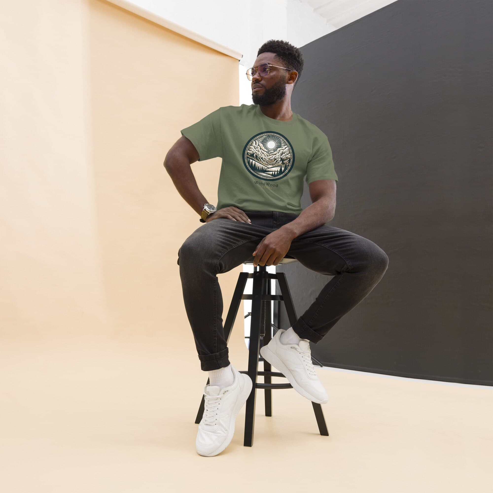 WindWood Carver Hiking Collection Men's classic tee
