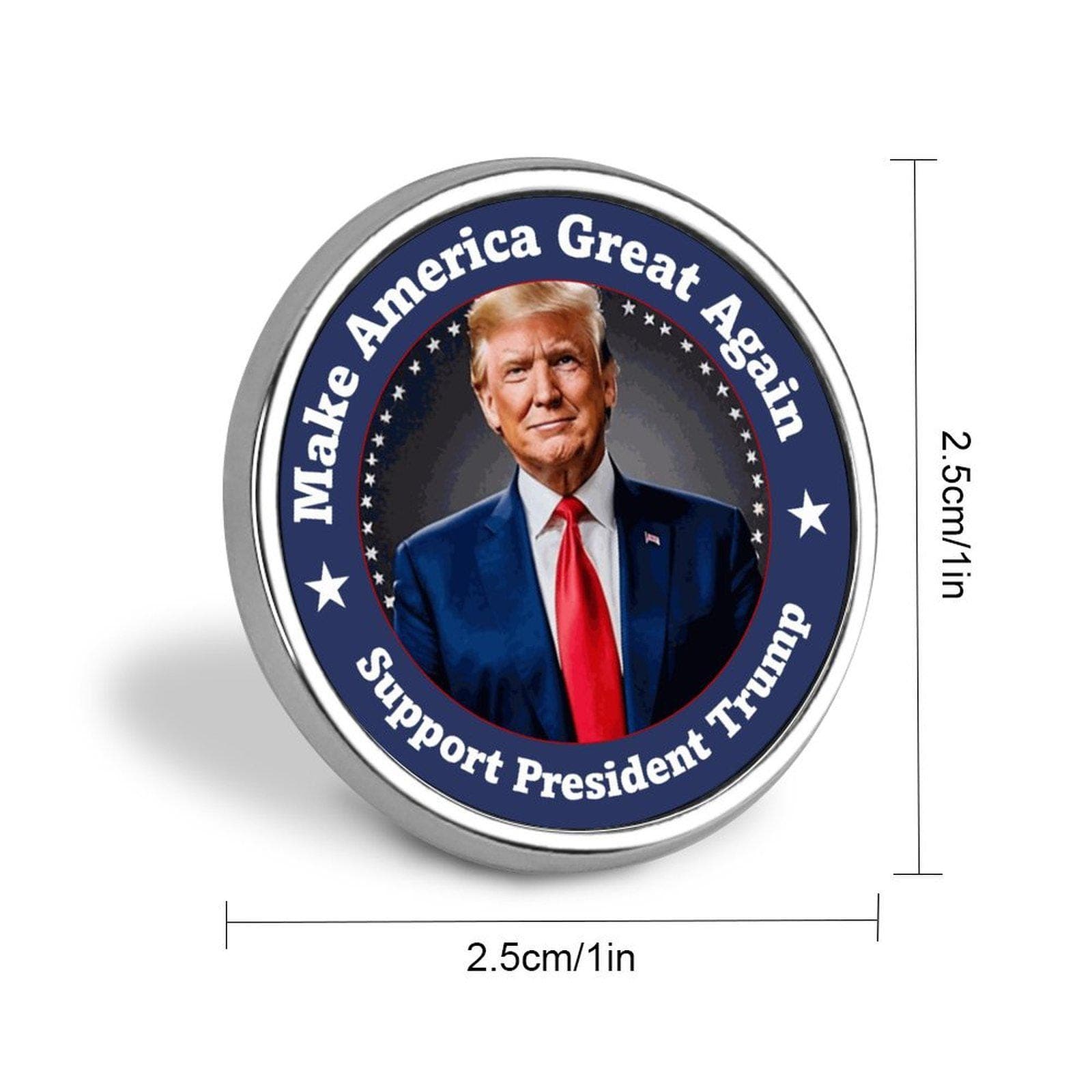 Trump MAGA Lapel Pin | Republican Patriotic Gift