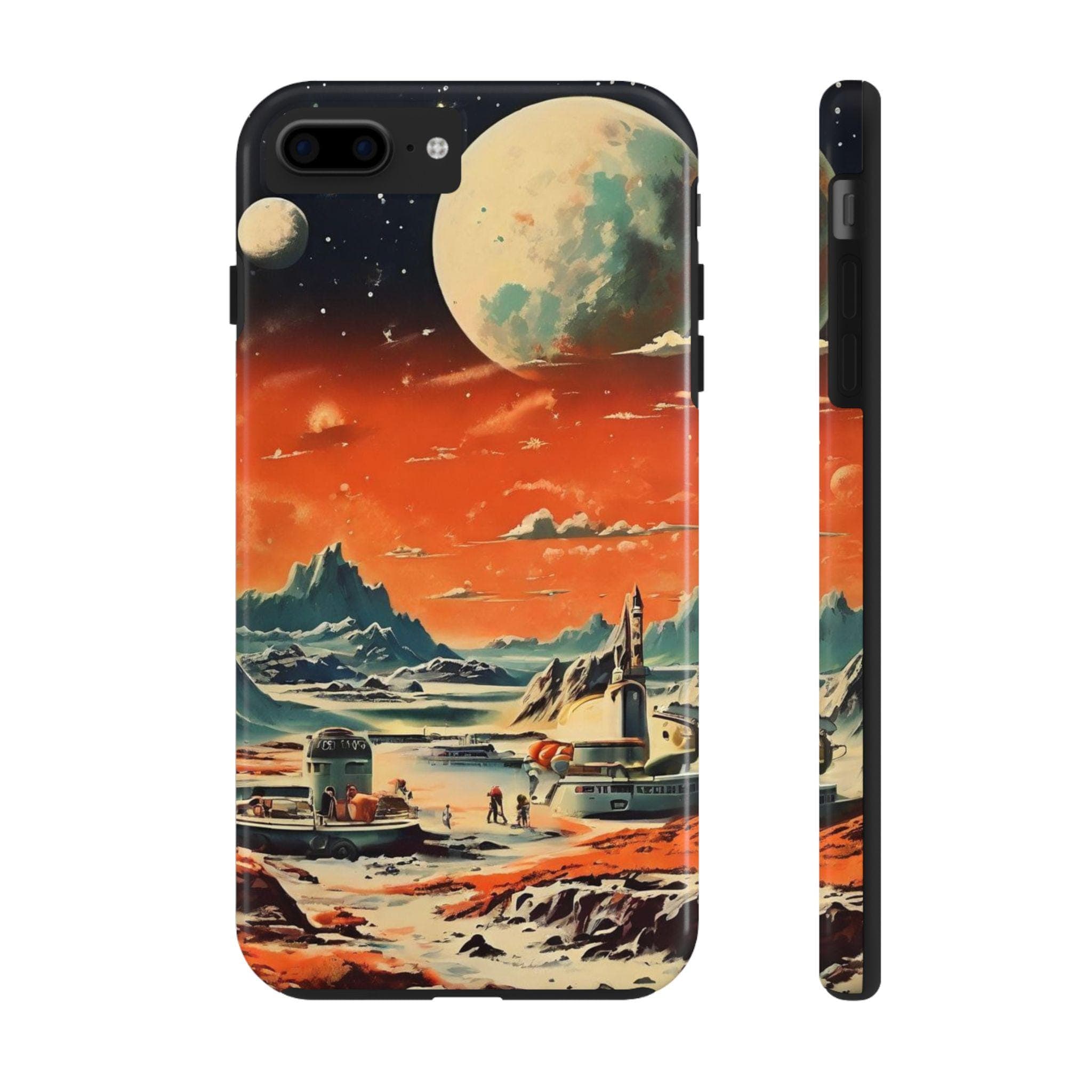 Alien Planet Tough Phone Case | Retro Sci-Fi Art | iPhone Samsung