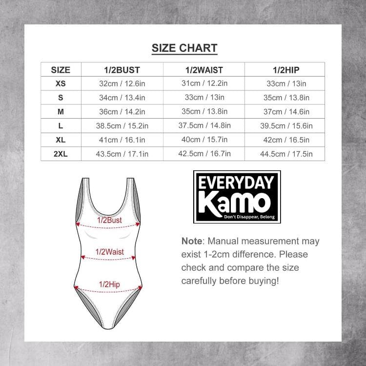 Everyday Kamo High-Cut One Piece Swimsuit Women