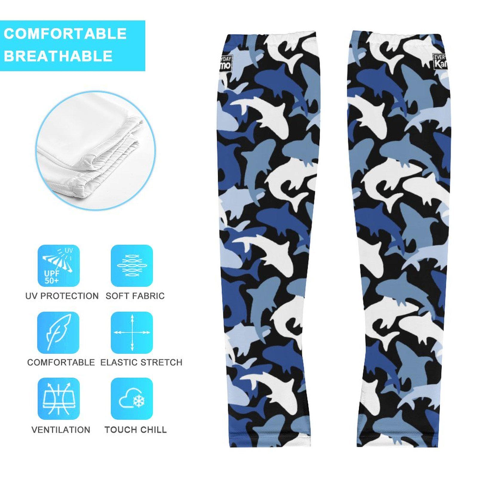 Everyday Kamo Ice Silk Arm Sleeves UV Protection