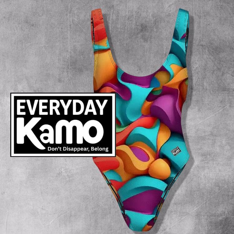 Everyday Kamo High-Cut One Piece Swimsuit Women