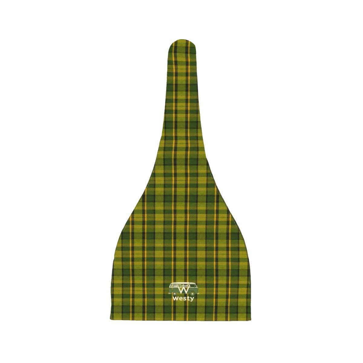 Adjustable Green Plaid Baby Beanie | Soft Newborn Knot Hat | Warm Infant Cap | Baby Shower Gift 0-6 Months