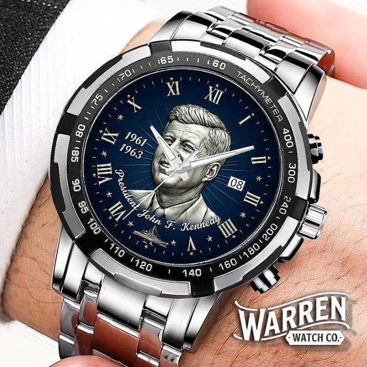 President John F. Kennedy Commemorative Metal Watch | Timeless Elegance & Historical Tribute
