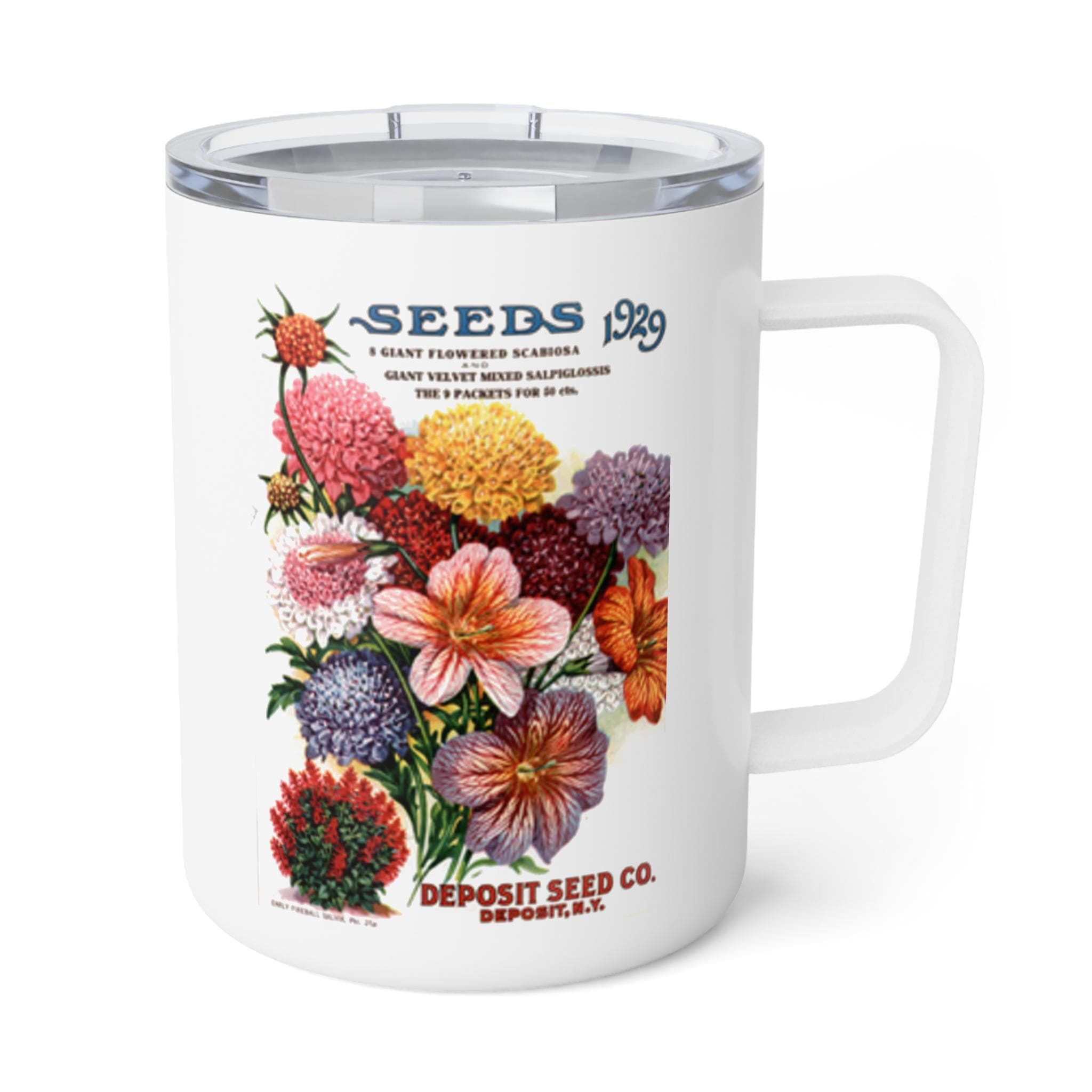 1929 Seeds Vintage Flower Mug