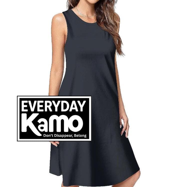 That Little Black Dress | Sleeveless Dress with Pockets | Flowy Knee-Length Summer Comfort