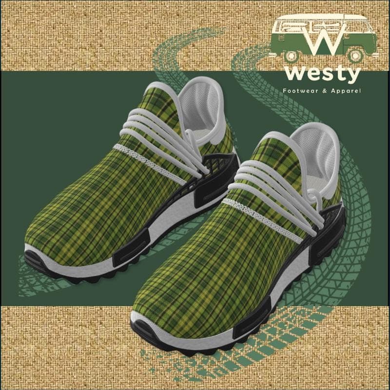 Westy Green Men's Mesh Sneakers