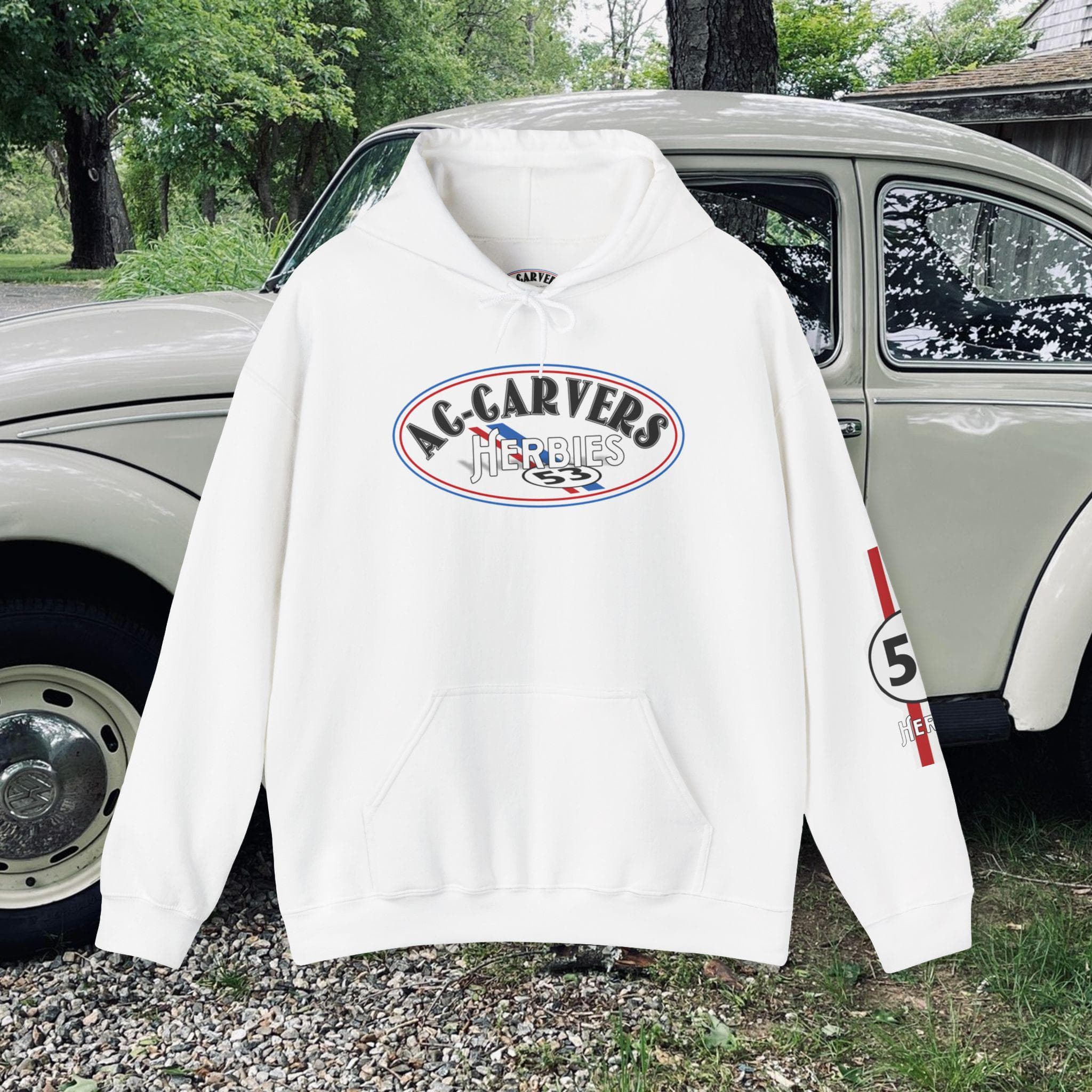 Herbie Love Bug Hoodie | Embroidered DTF Gildan Sweatshirt Unisex