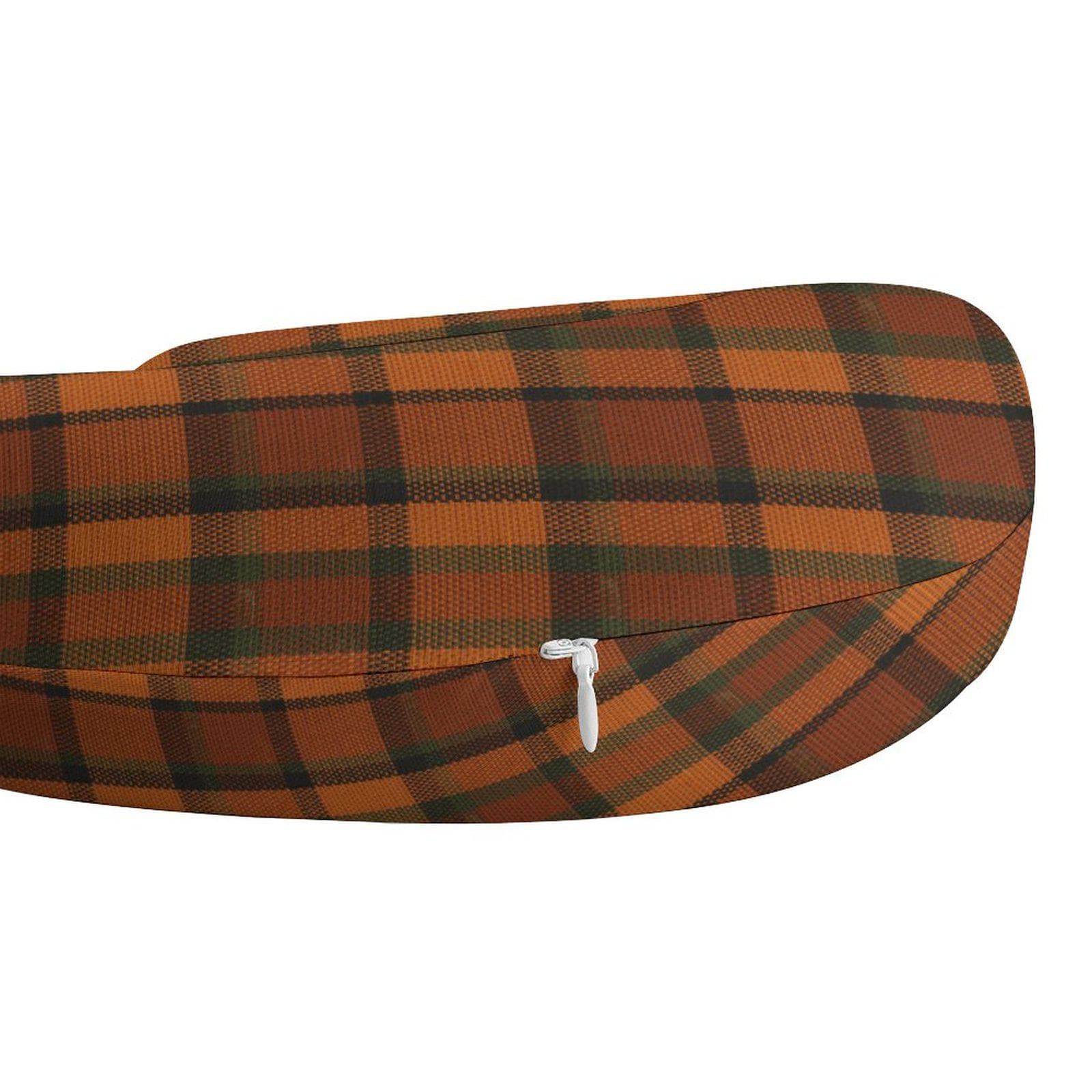 Westy Van Life Plaid Memory Foam Travel Pillow | Neck Support for Road Trips