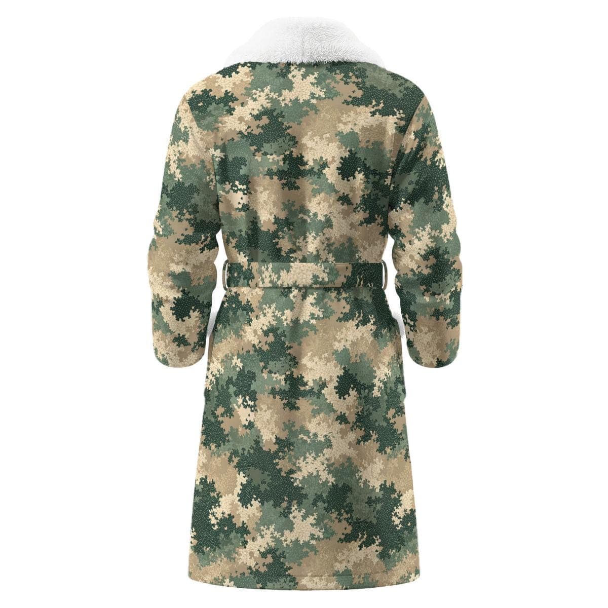 Cozy Camouflage Sherpa Fleece Bathrobe | Ultimate Comfort Loungewear for Him & Her