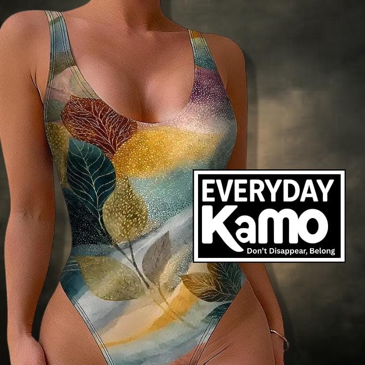 Stylish Everyday Kamo Beach Bathing Suit | Modern Summer Vacation Swimwear for Women