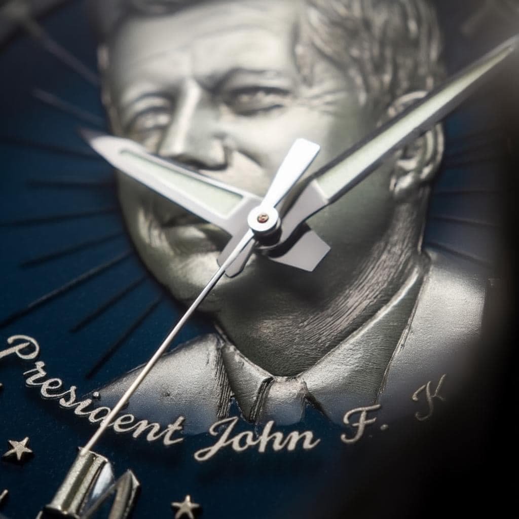 President John F. Kennedy Commemorative Metal Watch | Timeless Elegance & Historical Tribute