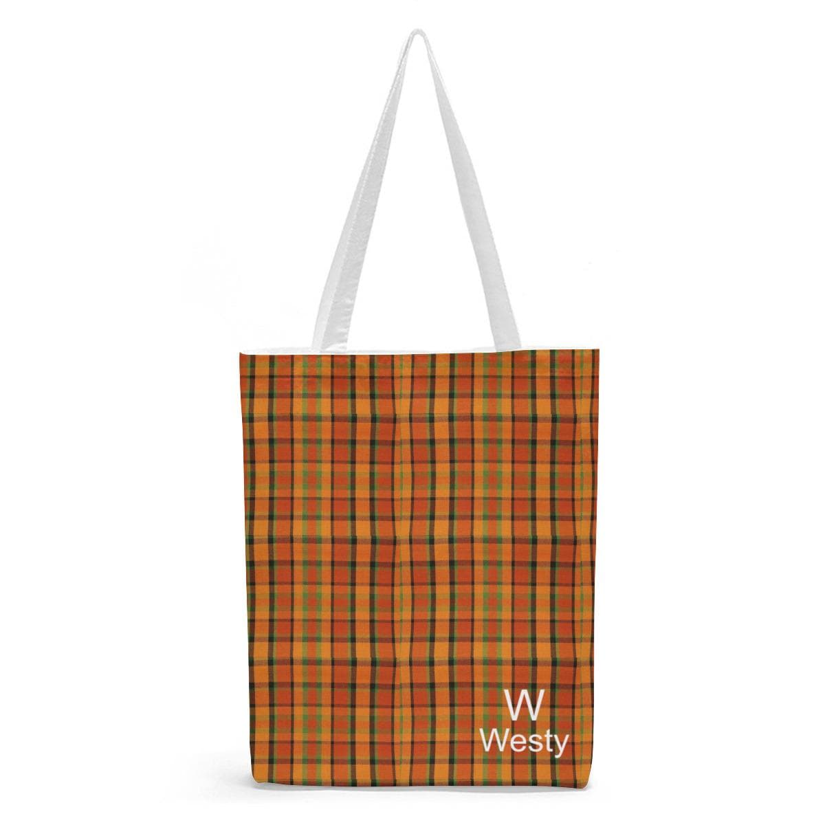 Westfalia Westy Orange Canvas Shopping Bag