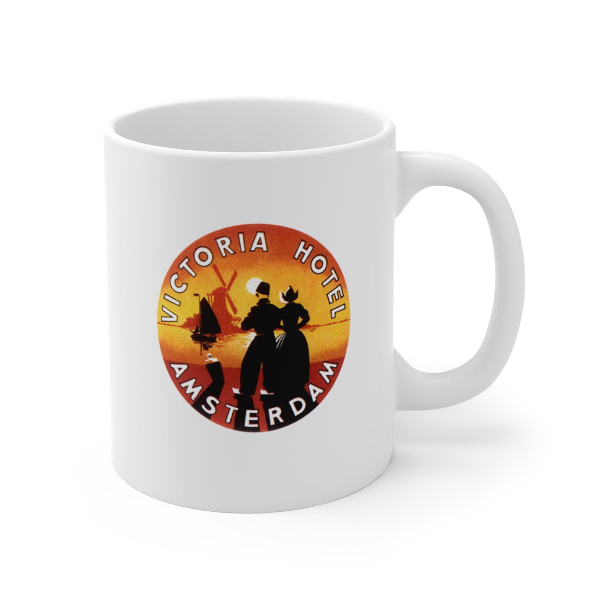 Victoria Hotel Amsterdam Coffee Mug - Unique Cozy Drinkware