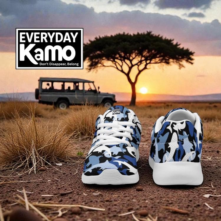 Everyday Kamo Camo Shark Flyknit Sneakers - Unisex Warm & Stylish Footwear