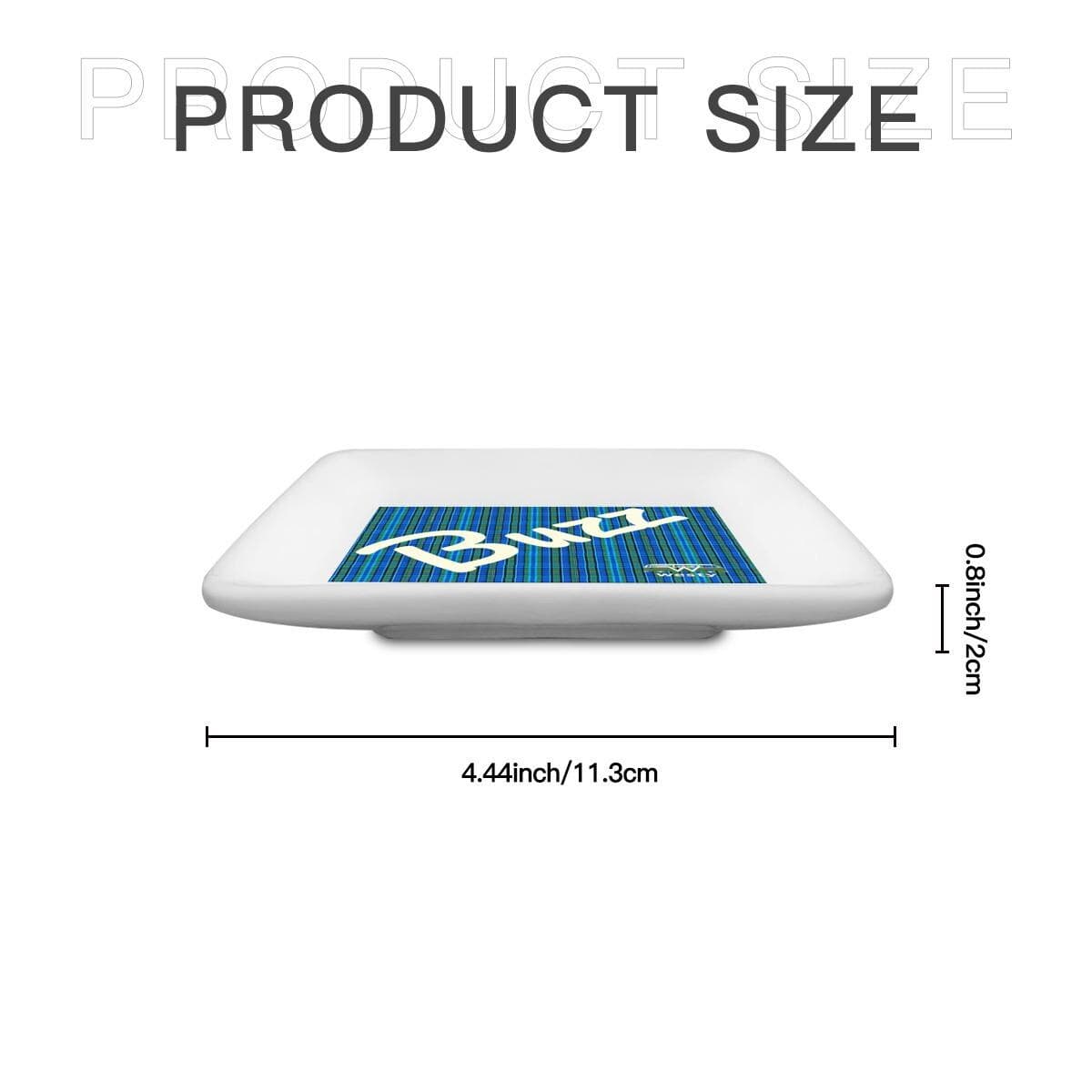 Westy Buzz Blue Westfalia Ceramic Jewelry Tray
