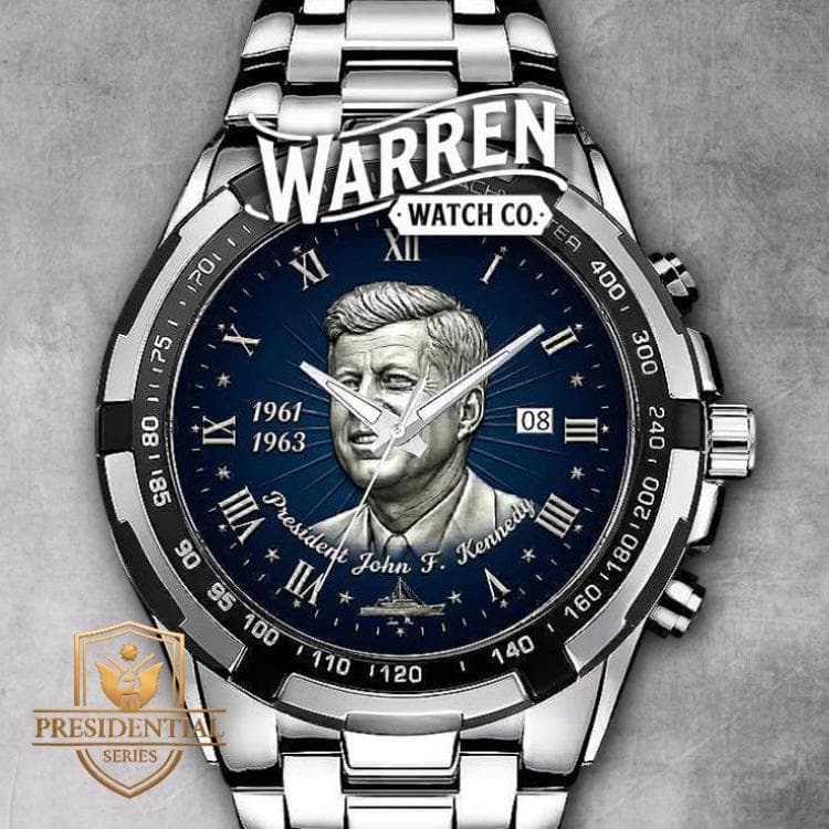 President John F. Kennedy Commemorative Metal Watch | Timeless Elegance & Historical Tribute
