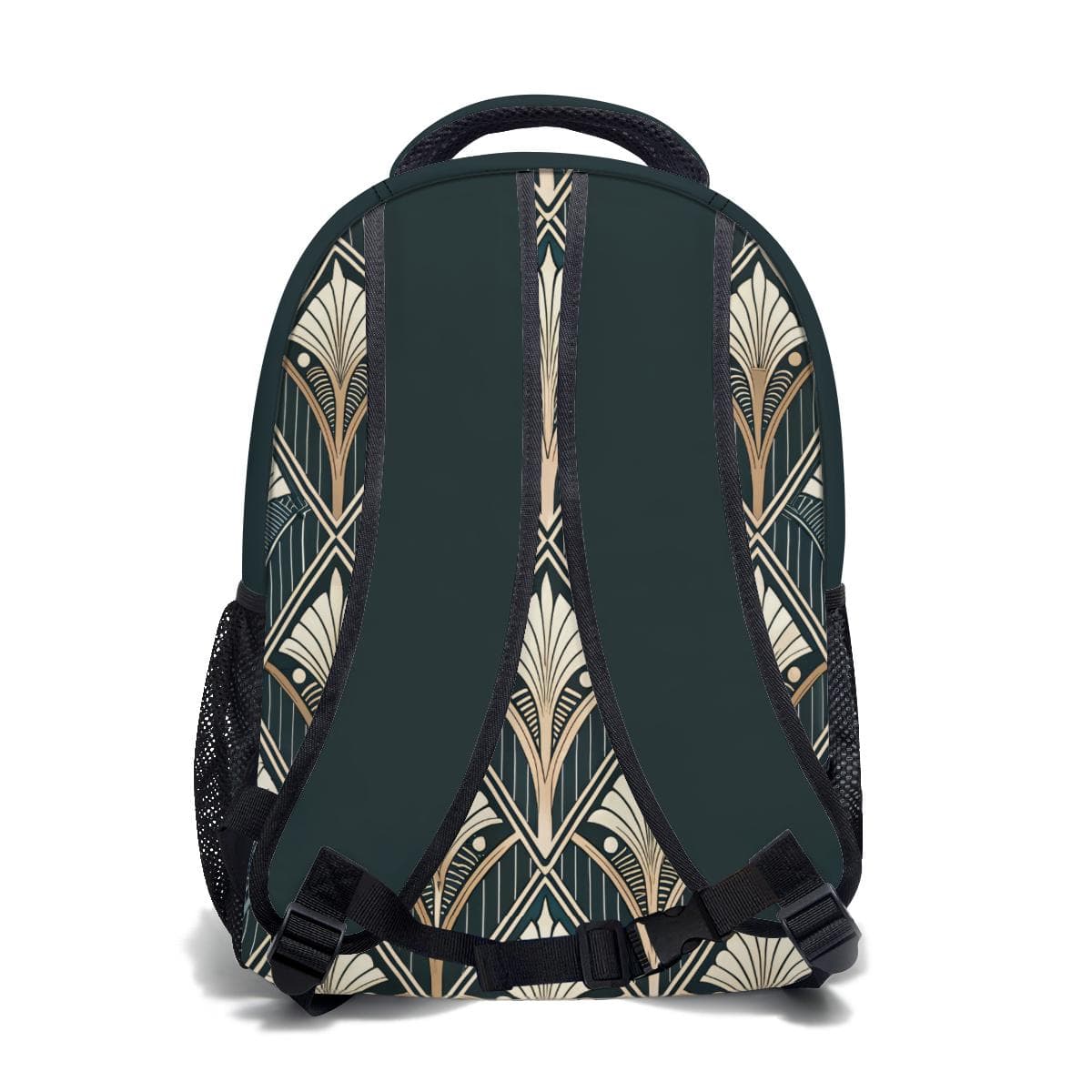 Everyday Kamo Art Deco Fan Pattern All-Over Print Backpack | Stylish & Durable School Bag