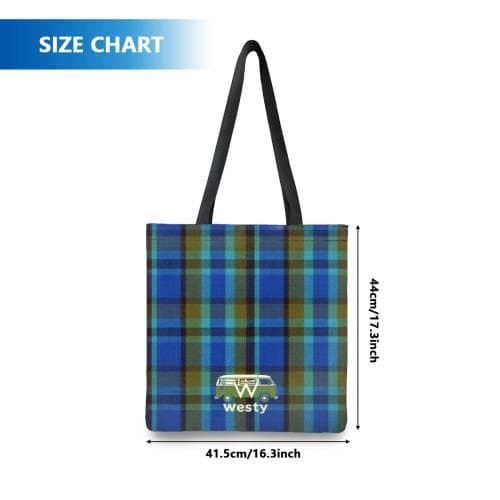Westfalia Westy Blue Polyester Shopping Bag