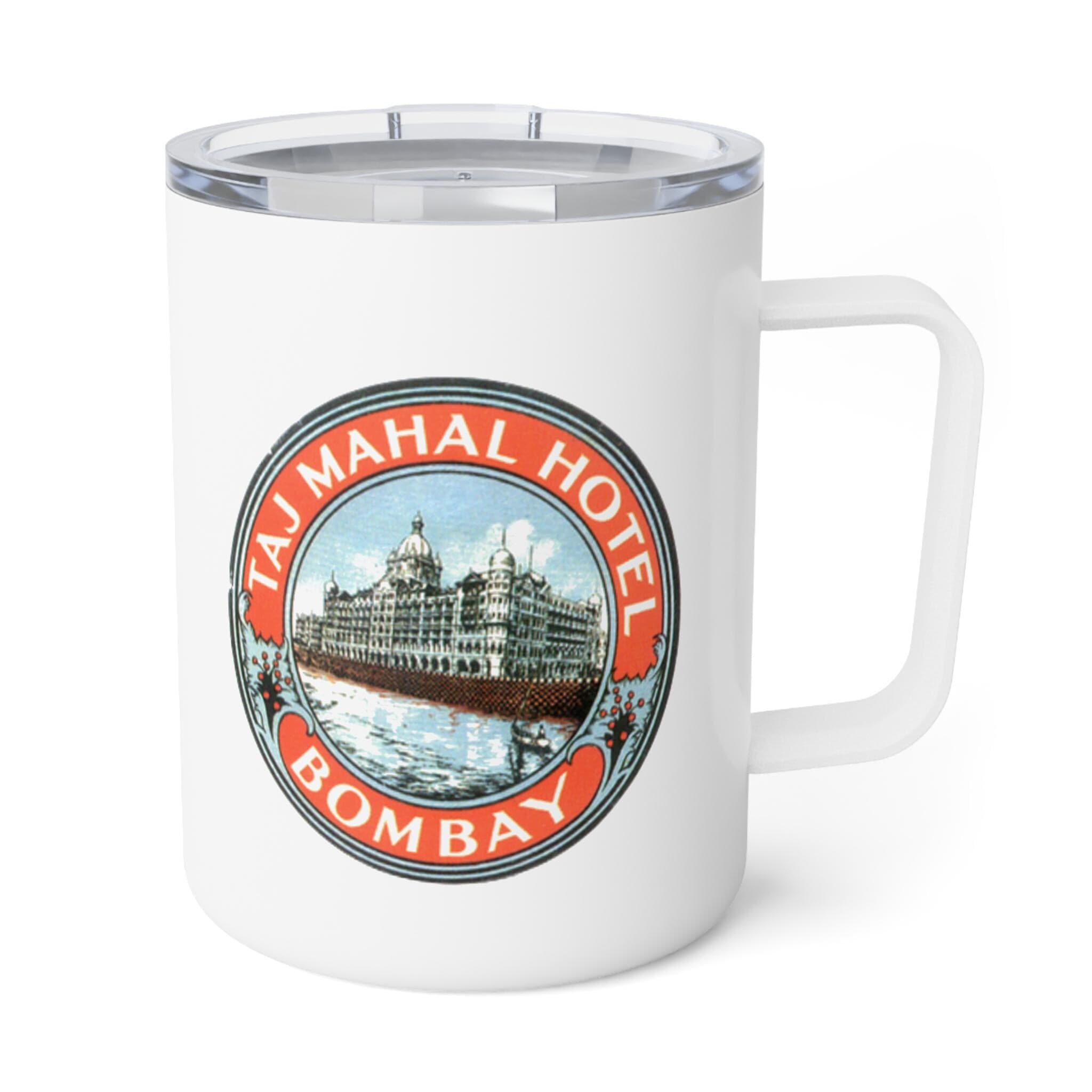 Taj Mahal Hotel 10oz Insulated Coffee Mug, Stainless Steel Travel Mug