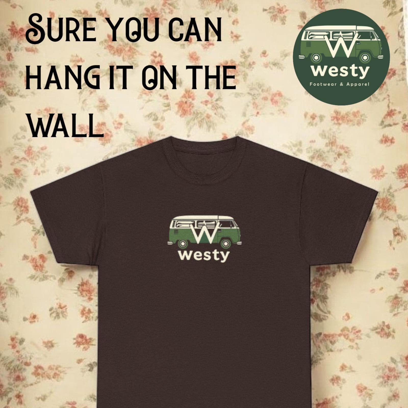 Westy Camper Van T-Shirt | Retro VW Westfalia Road Trip Tee