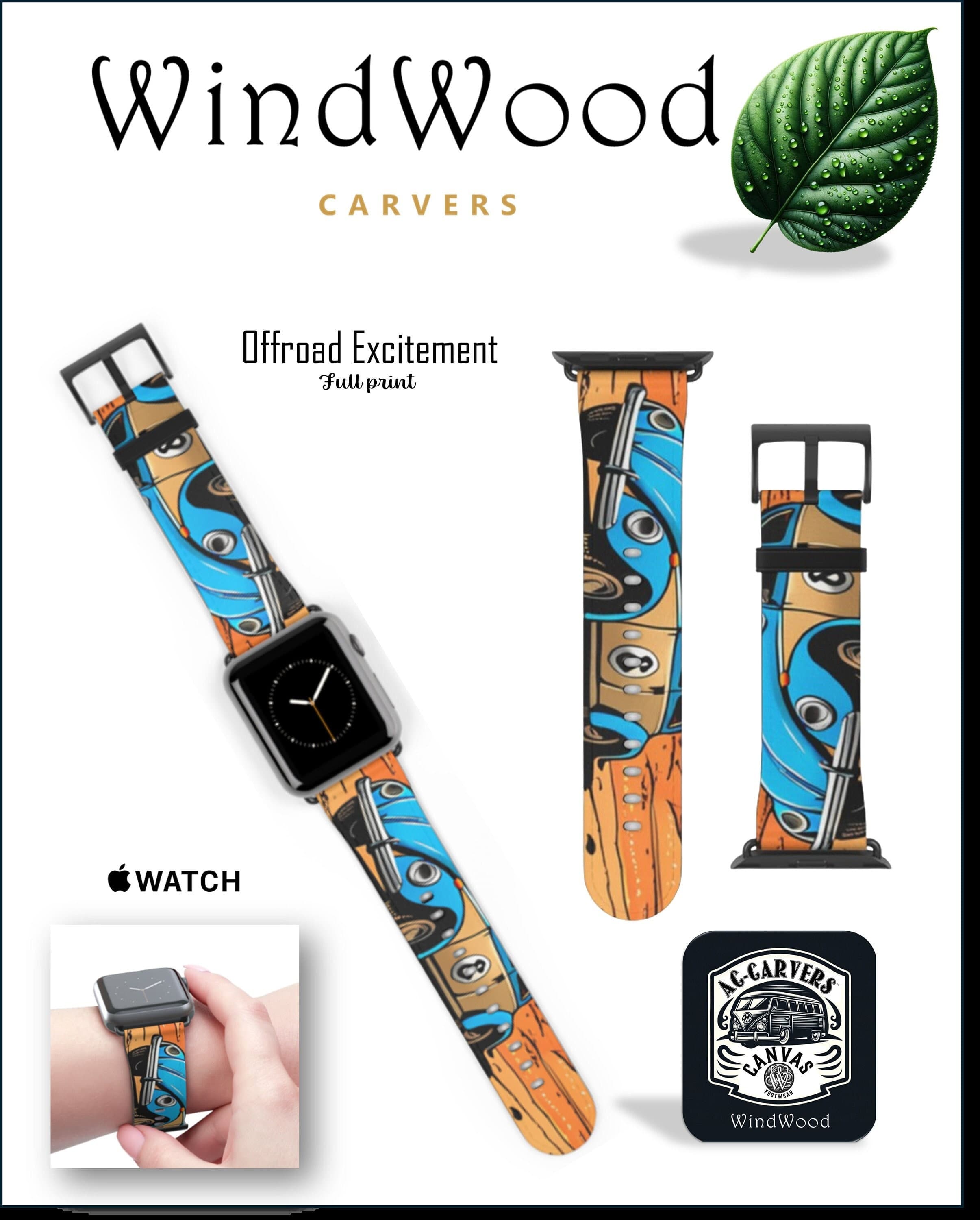 Vintage VW Camper Apple Watch Band - Retro Road Trip