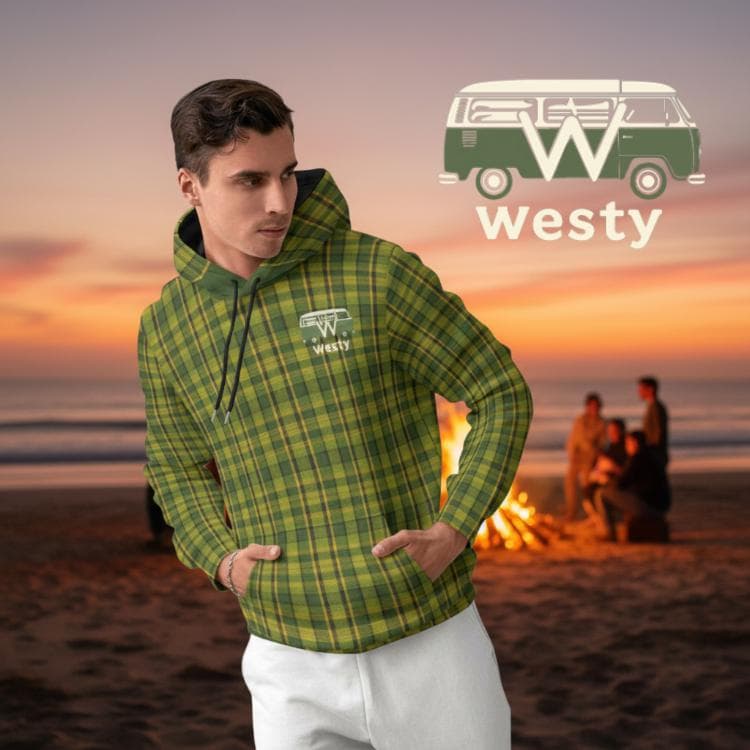 Everyday Kamo Green Hoodie Men Fleece Pullover