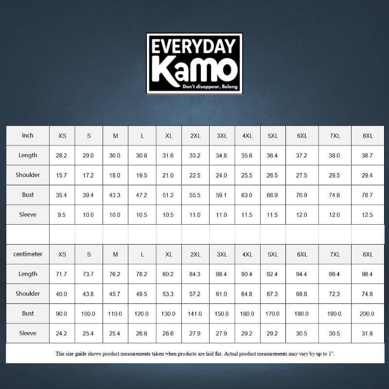 Everyday Kamo Geometric Camo Hawaiian Shirt Men