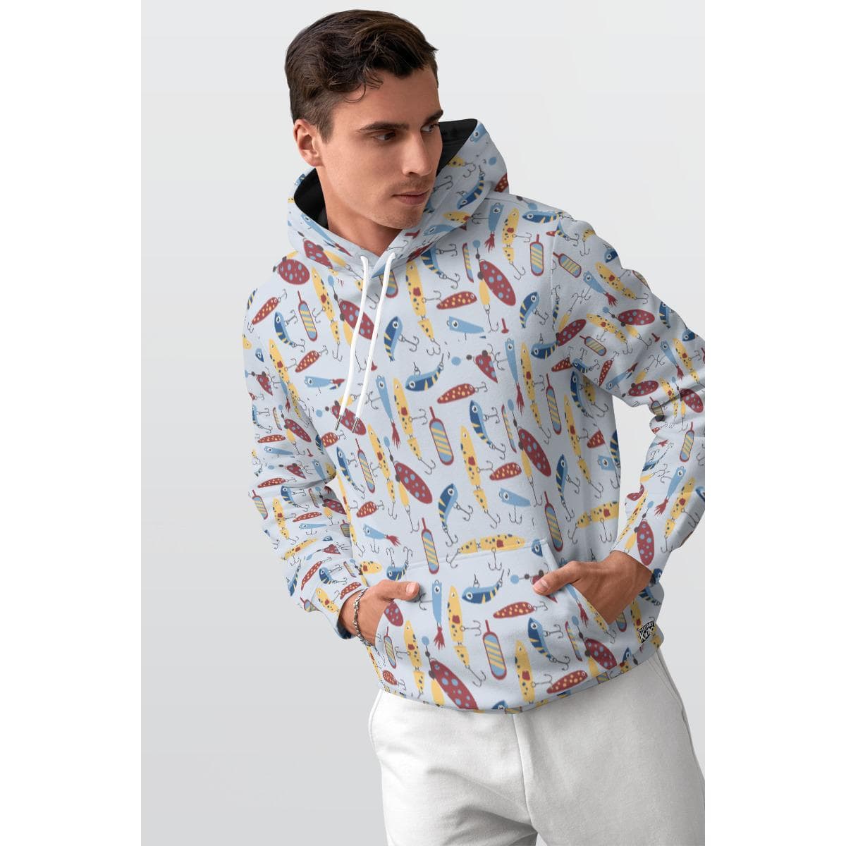 Fishing Lure Hoodie | Fleece Lined Angler Sweatshirt
