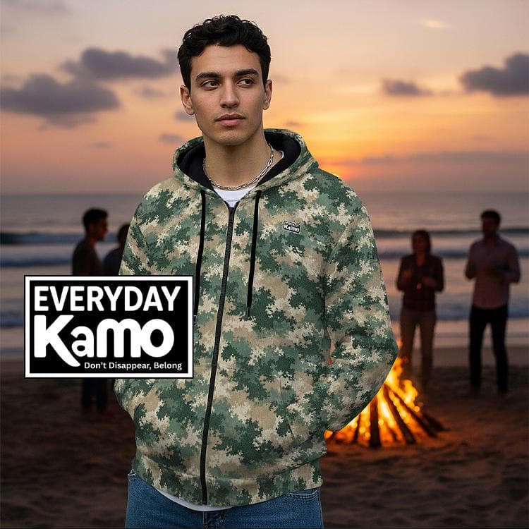 Everyday Kamo Urban Explorer Hoodie Gift for Modern Adventurers, Dad, Mom, Friend