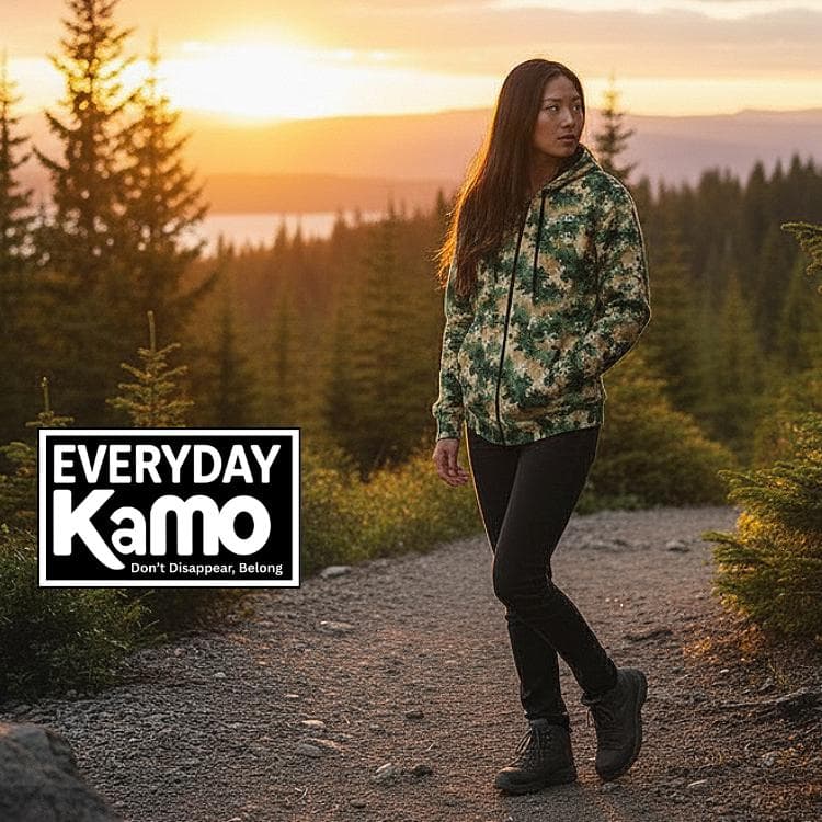 Everyday Kamo Urban Explorer Hoodie Gift for Modern Adventurers, Dad, Mom, Friend