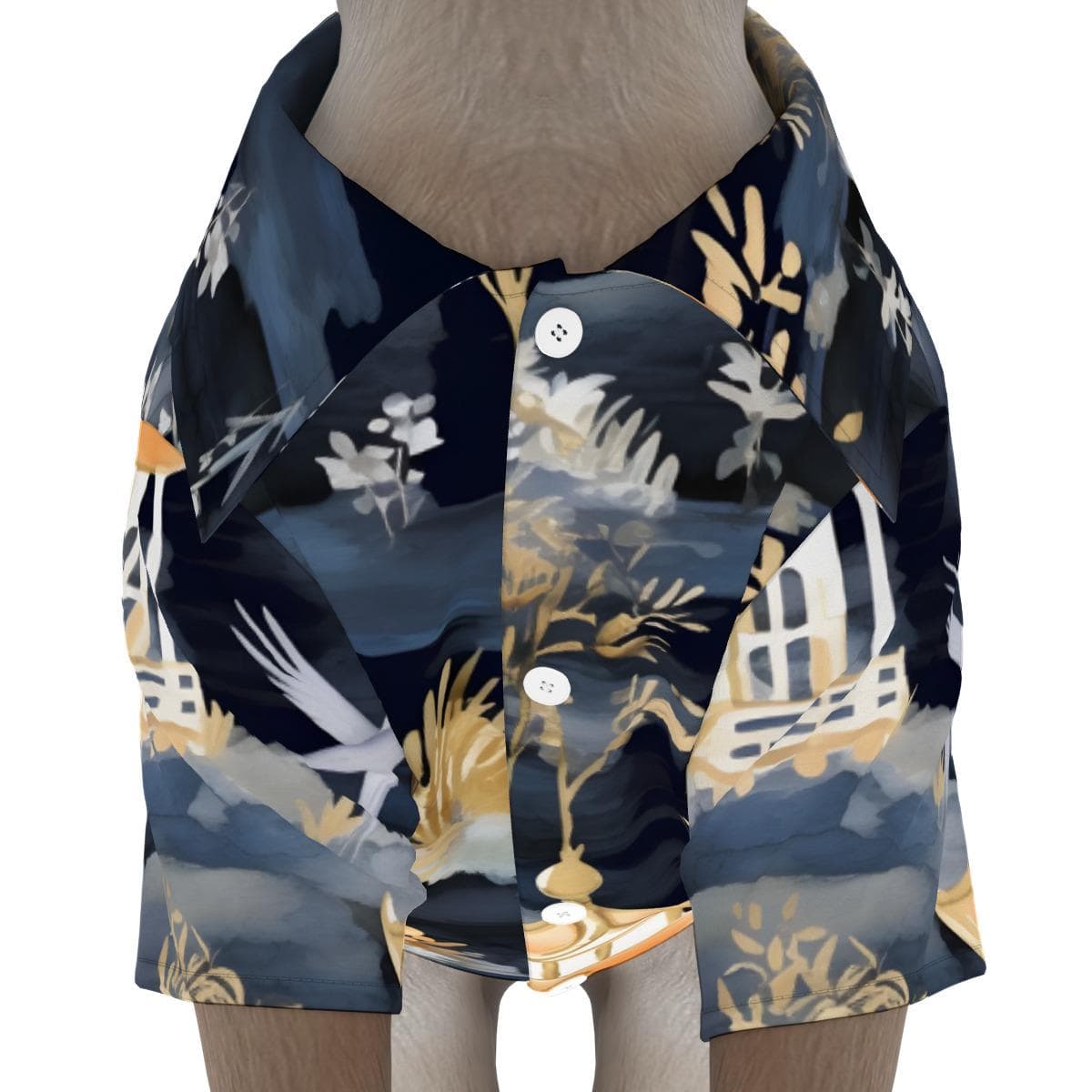 Pet Hawaiian Shirt | Breathable Dog Vacation Beachwear | Four-Way Stretch