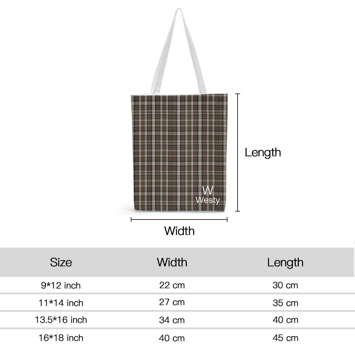 Westfalia Westy Brown Canvas Shopping Bag