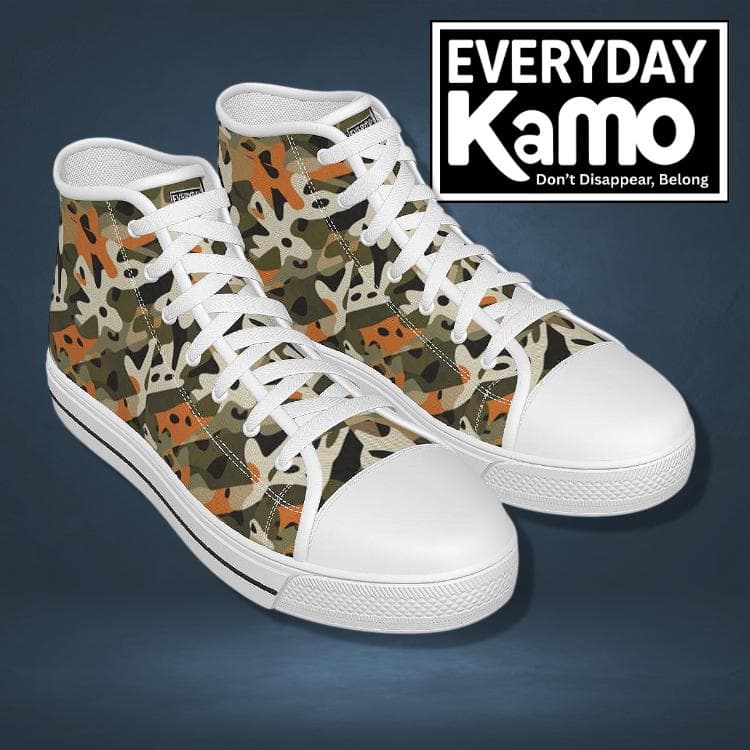 Women's Urban Camo High-Top Sneakers | Women's Comfort & Style