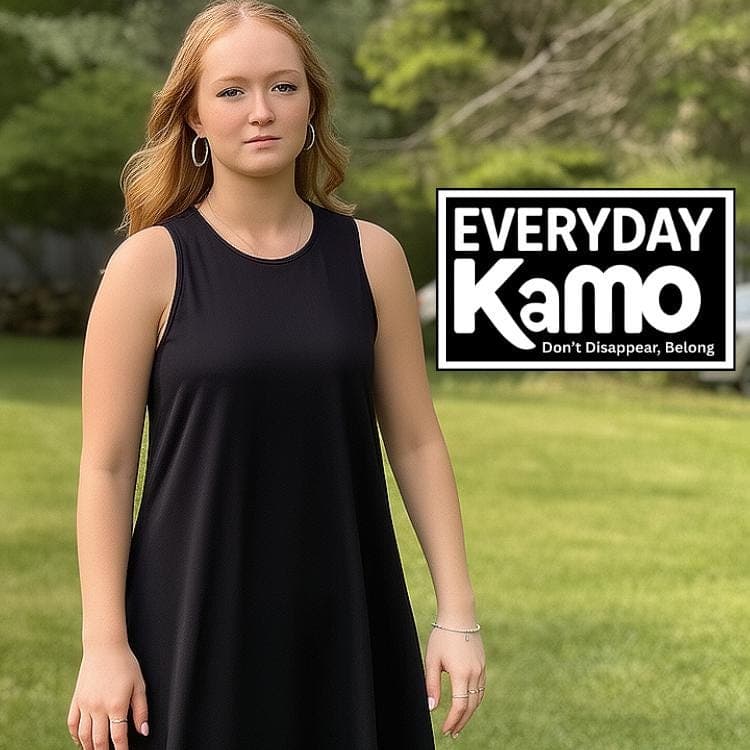 That Little Black Dress | Sleeveless Dress with Pockets | Flowy Knee-Length Summer Comfort