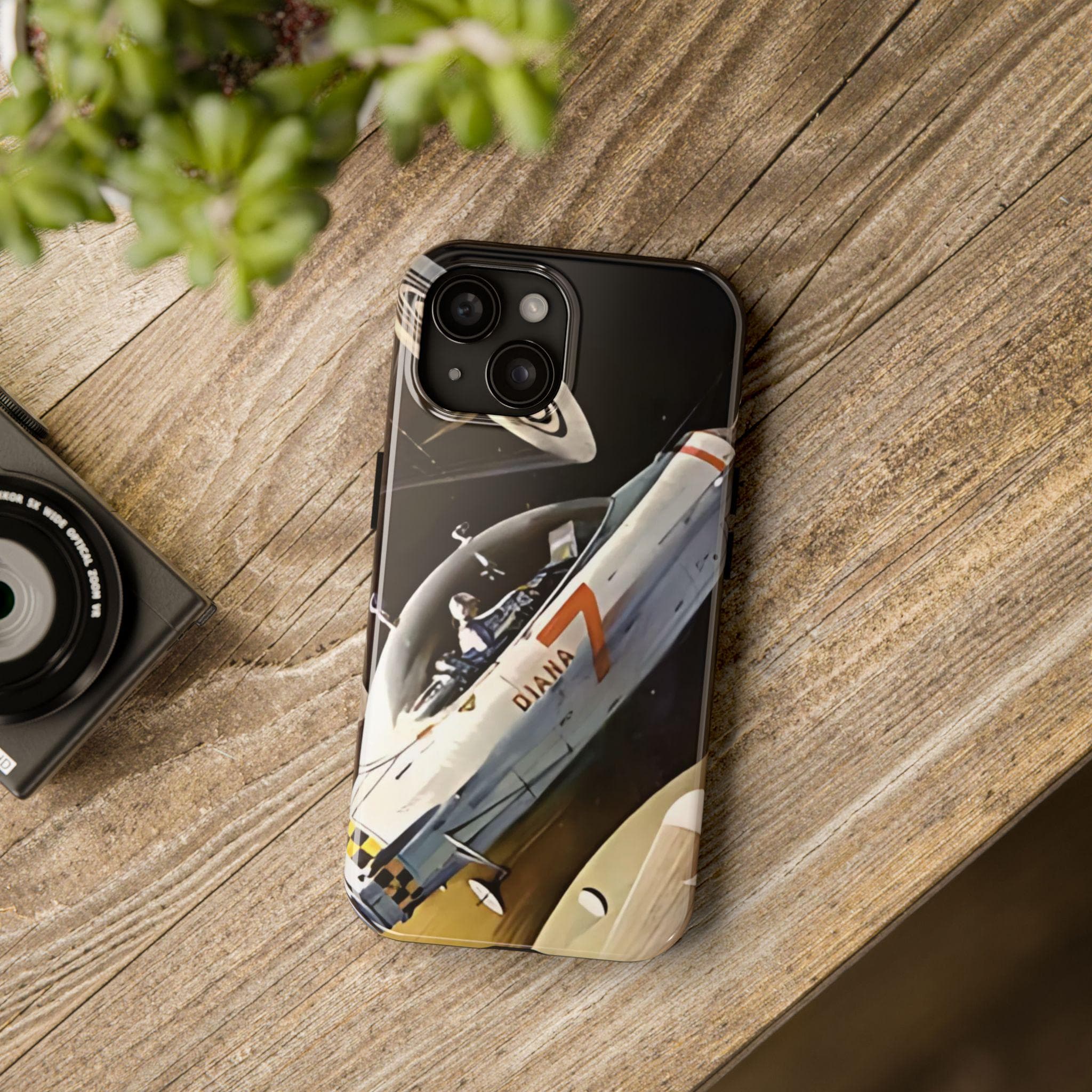 Futuristic Spaceship Phone Case, Sci-Fi Astronaut Gift