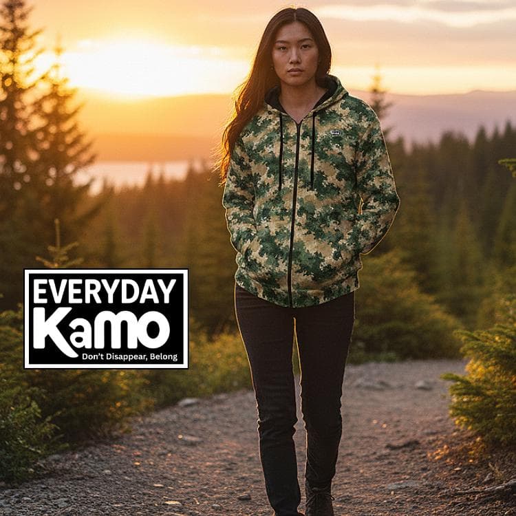 Everyday Kamo Urban Explorer Hoodie Gift for Modern Adventurers, Dad, Mom, Friend