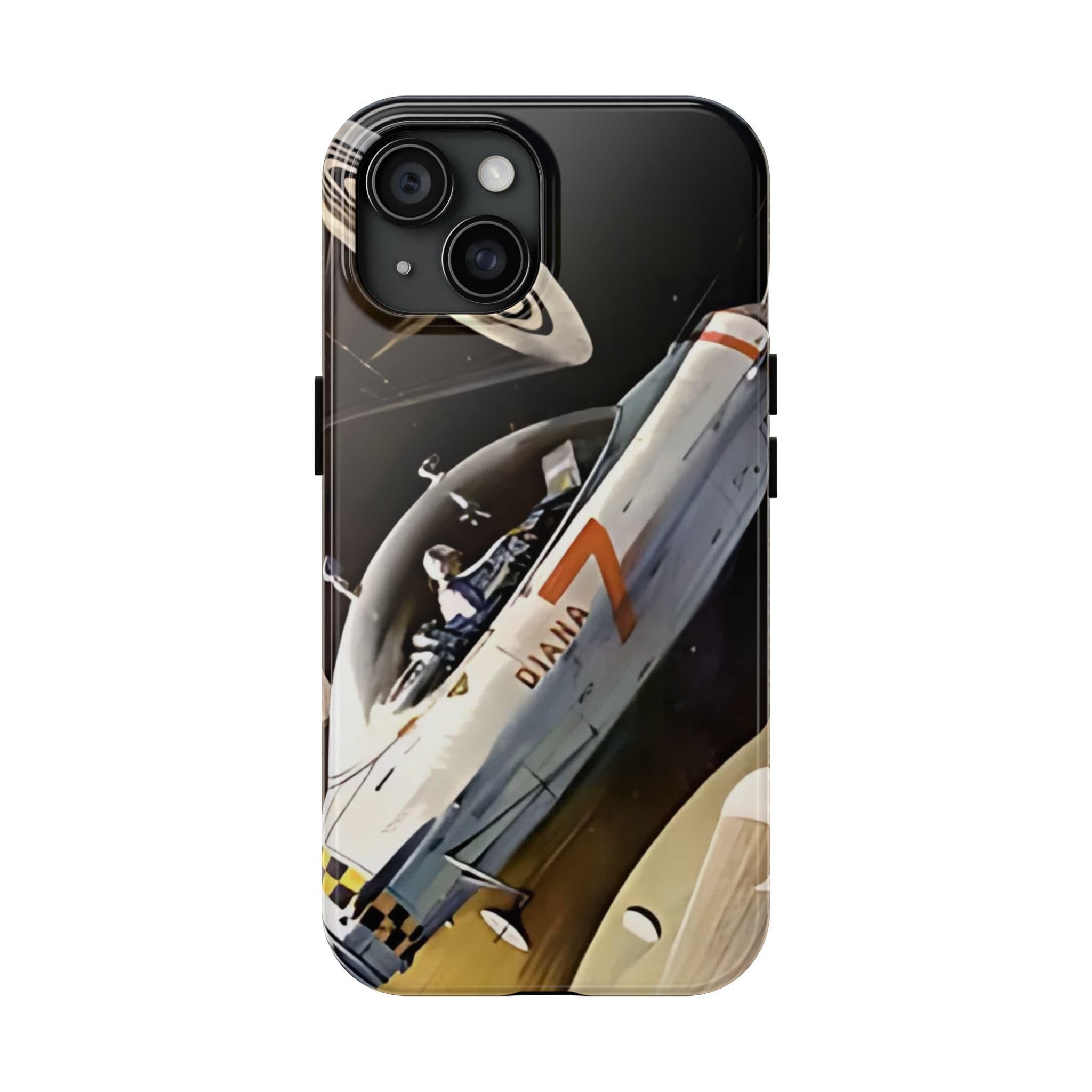 Futuristic Spaceship Phone Case, Sci-Fi Astronaut Gift